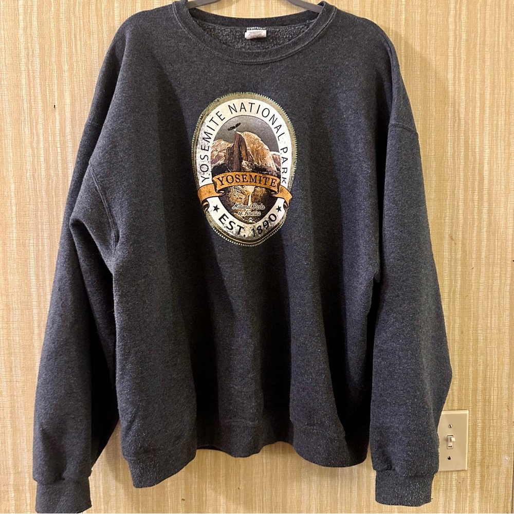 Yosemite National Park Gray Sweater